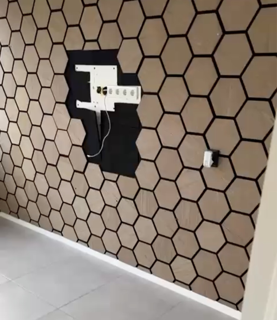 Moderne woning met betegeling